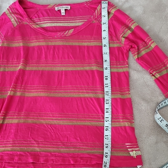Juicy Couture Pink Top Long Sleeve Size XS - Picture 11 of 12